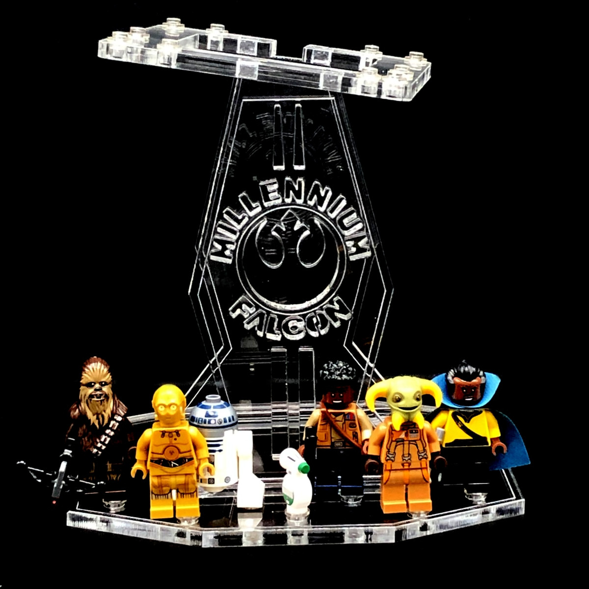 Acryl Display Stand Acrylglas Modell Standfuss für LEGO 75257