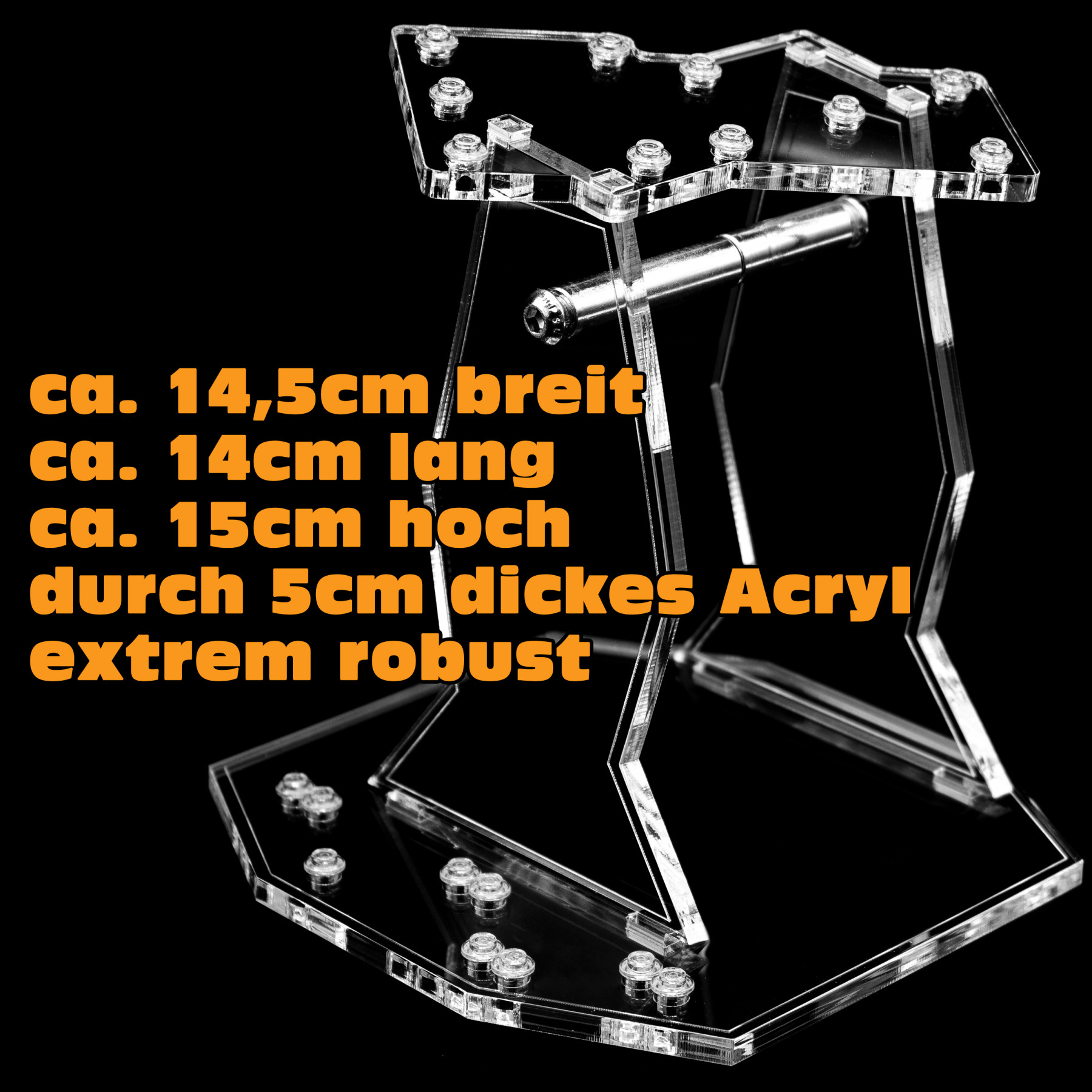 Acryl Display Stand Acrylglas Modell Standfuss fur LEGO 7965 Millennium Falcon