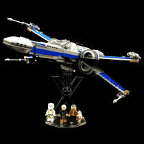 Acryl Deko Präsentation Standfuss LEGO Modell  75149  Resistance X-Wing Fighter