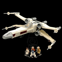 Acryl Display Stand - Acrylglas Modell Standfuss für LEGO 75301 Luke Skywalker's X-Wing Fighter