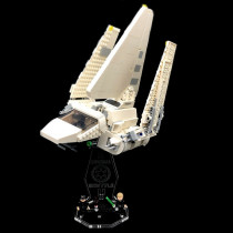 Acryl Deko Präsentation Standfuss LEGO Modell 75302 Imperial Shuttle
