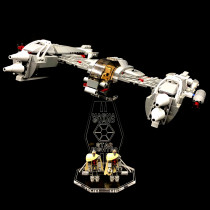 Acryl Deko Präsentation Standfuss LEGO Modell 7673 Magna Guard Starfighter