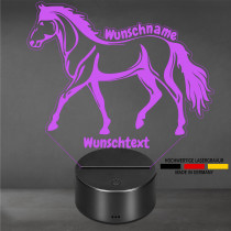 Acrylglas Aufsteller / Nachtlicht - Pferd