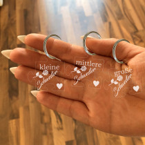 Acryl Schlüsselanhänger Set - Für Schwestern - verschiedene Varianten zur Auswahl