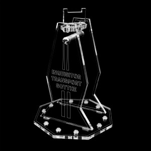 Acryl Display Stand - Acrylglas Modell Standfuss für LEGO 75336 Inquisitor Transport Scythe