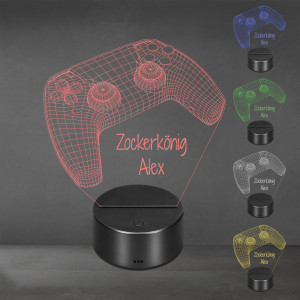 Acrylglas Aufsteller / Nachtlicht - Playstation