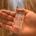 Acryl Schlüsselanhänger - Kompass des Herzens mit Wunschtext